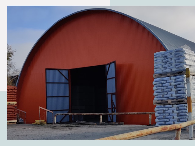 Полукруглые ангары по цене от 612 руб. в Братск