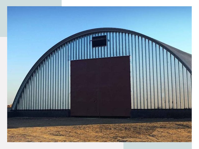 Арочные ангары в Братске