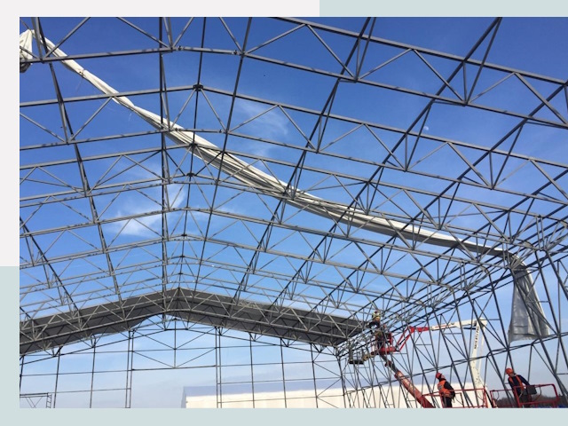 Шатровые ангары от 612 руб. в Братске и Иркутской области