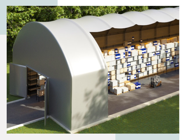 Тентовые ангары в Братске