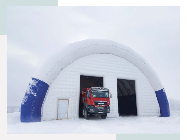 Мобильные ангары в Братске