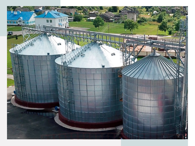 Металлические силосы в Братске