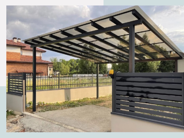 Металлические навесы в Братск от 612 руб. за м²