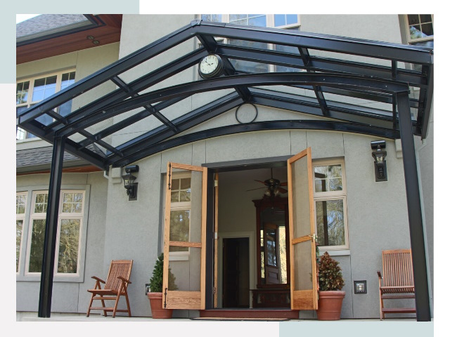 Козырьки металлические в Братске