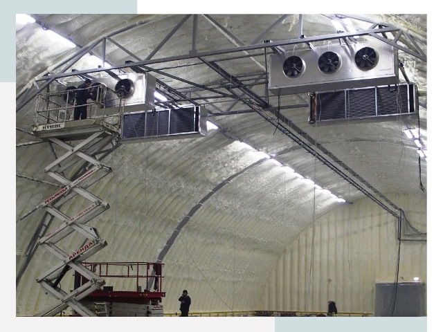 Оснащение ангаров в Братске