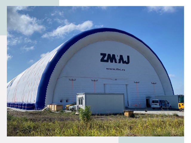 Брендирование ангаров в Братске