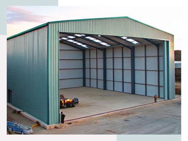 Строительство ангаров в Братске