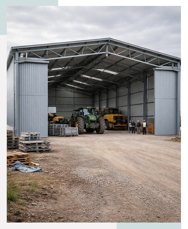 Ангары для сельхозтехники в Братске от 20408 р. | СтальСтрой-Брт