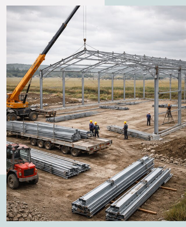 Строительство ангаров для сельхозтехники в Братске под ключ