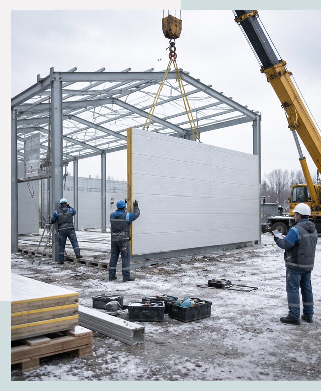 Строительство холодильных складов под ключ в Братске