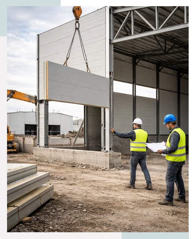 Склад из сэндвич панелей под ключ в Братске от 9694 р. | СтальСтрой-Брт