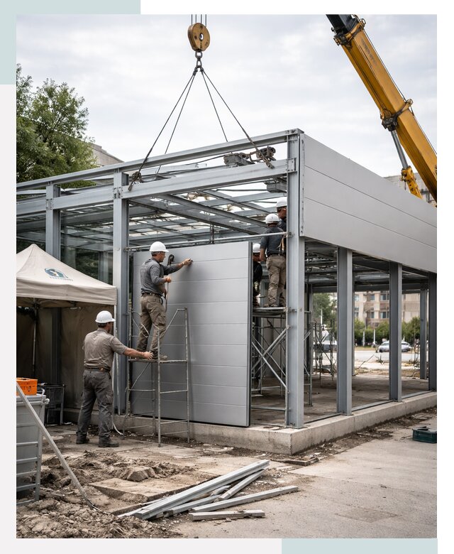 СтальСтрой-Брт: торговый павильон под ключ в Братске от 35714 р.