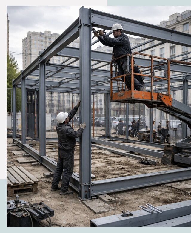 Строительство и монтаж торговых павильонов под ключ в Братске