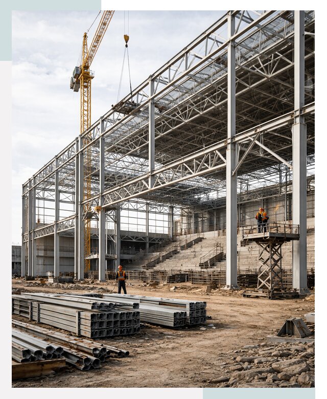 Строительство спортивных комплексов в Братске от 30612 р. | СтальСтрой-Брт